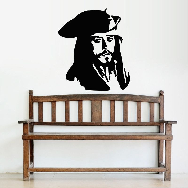 VCREATE DECOR 58 cm Johny Deep Removable Sticker  (Pack of 1)