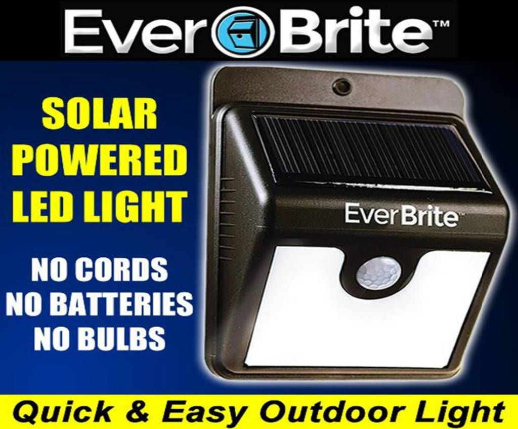EverBright Solar Power Porch Light