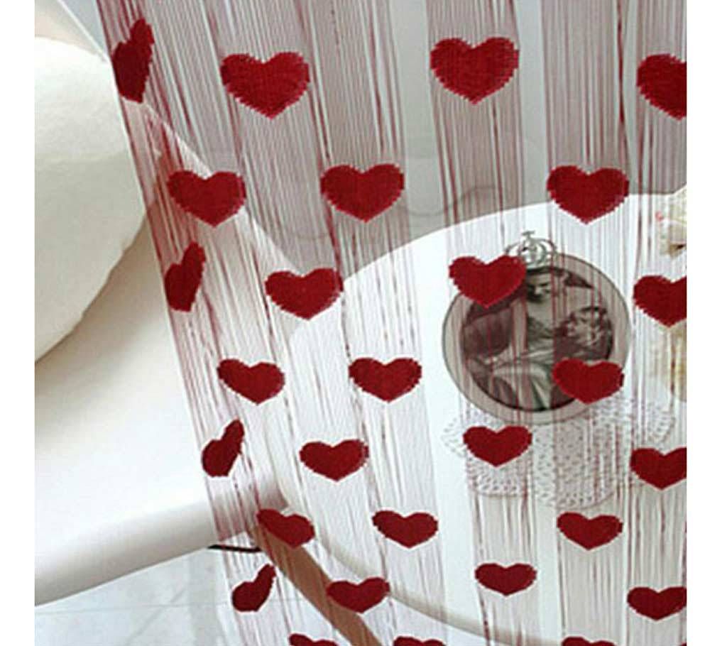 Love Shape design Curtain