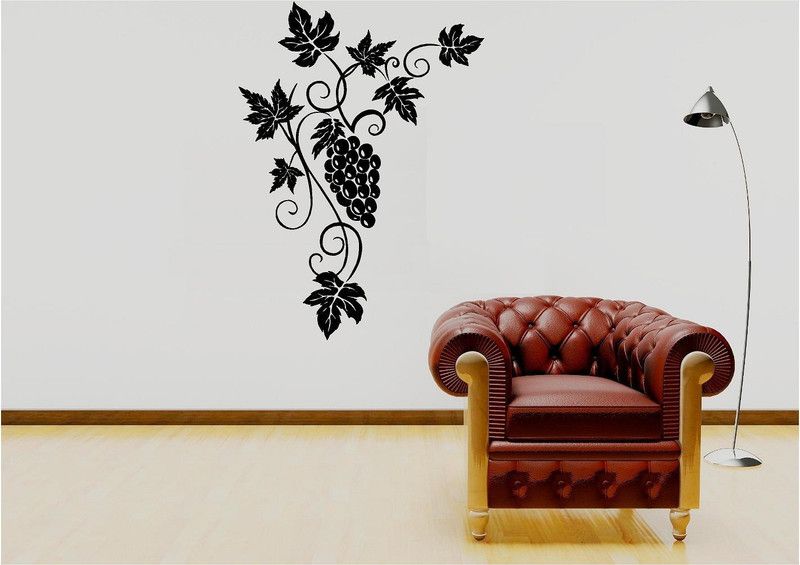 CVANU Decorative Black Wallpaper  (58.5 cm x 79.5 cm)