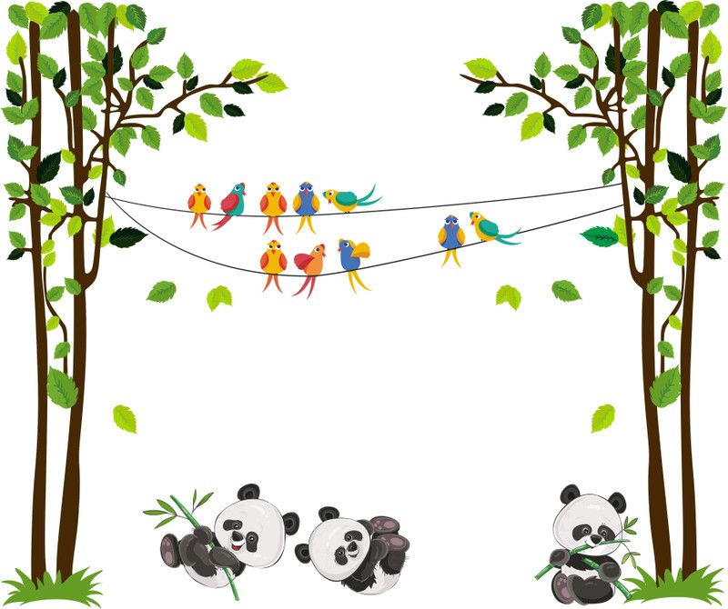 WALL STICKER 50 cm GNWD97 Self Adhesive Sticker  (Pack of 1)