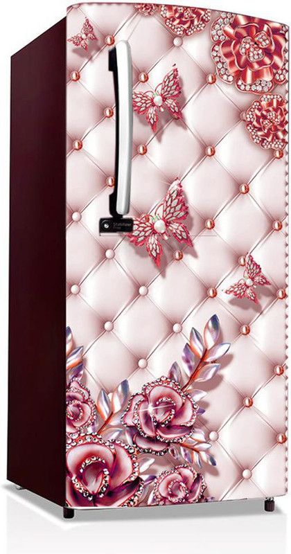 Creative Print Solution 49 cm Fridge Sticker Self Adhesive Sticker  (Pack of 1)