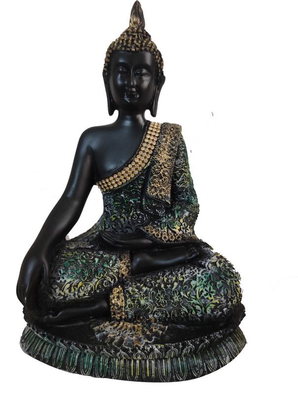 ARK Traders Decorative Showpiece - 12 cm  (Polyresin, Black)