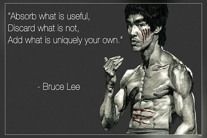 Bruce Lee Quotes Matte Finish Poster Paper Print  (12 inch X 18 inch, rolled)