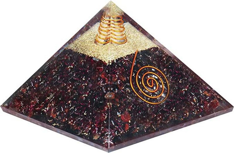 Gemaltic Decorative Showpiece - 7 cm  (Stone, Red)