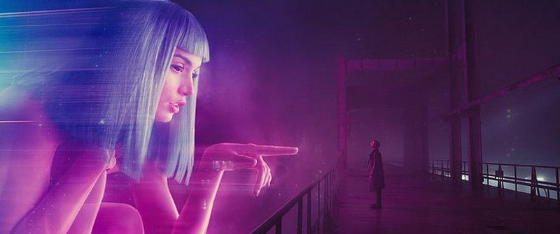 blade runner 2049 officer k hologram bridge Paper Print  (18 inch X 12 inch)