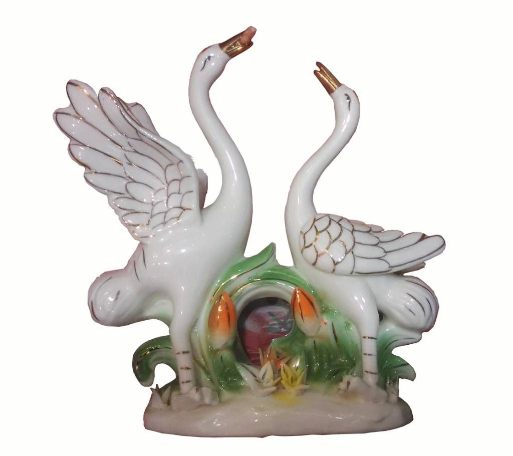 Egret or BOK Showpiece for Gift-19 x 16 cm