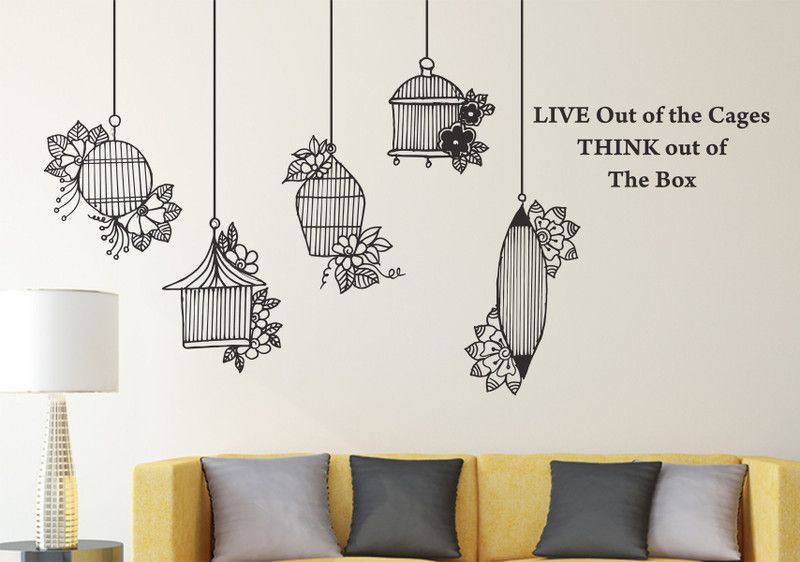 doodad 80 cm Wall Sticker Self Adhesive Sticker  (Pack of 1)