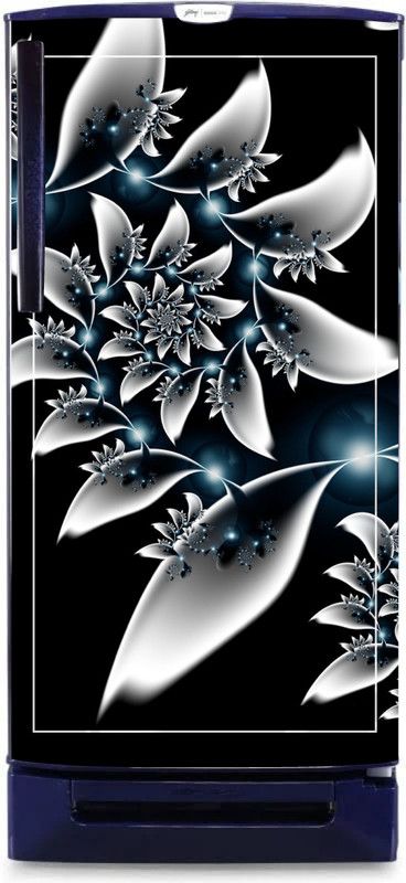 Decals Point 160 cm Silver Leaves Self Adhesive Sticker  (Pack of 1)