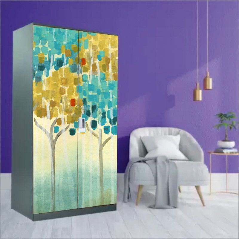 All Your Design 121.92 cm Self Adhesive Decorative Self Adhesive Wallpaper Wall Sticker for Almirah/Wardrobe_AST_099 Self Adhesive Sticker  (Pack of 1)