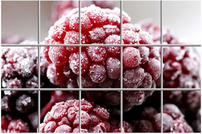 Byte Shop 80 cm Decorative Fruits Waterproof Kitchen Sticker (50x80) Self Adhesive Sticker  (Pack of 1)