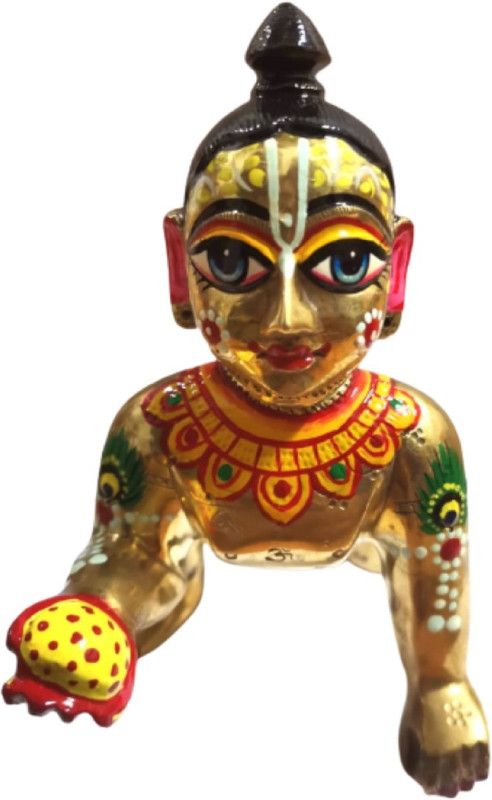 shoppindevine Decorative Showpiece - 15.24 cm  (Brass, Multicolor)