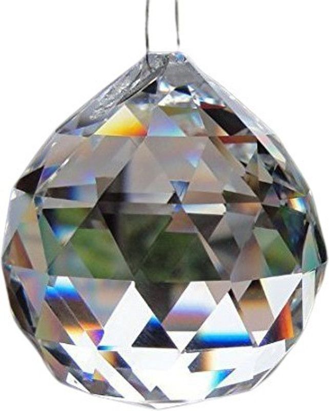 Shaktiyantra Decorative Showpiece - 4 cm  (Glass, Silver)