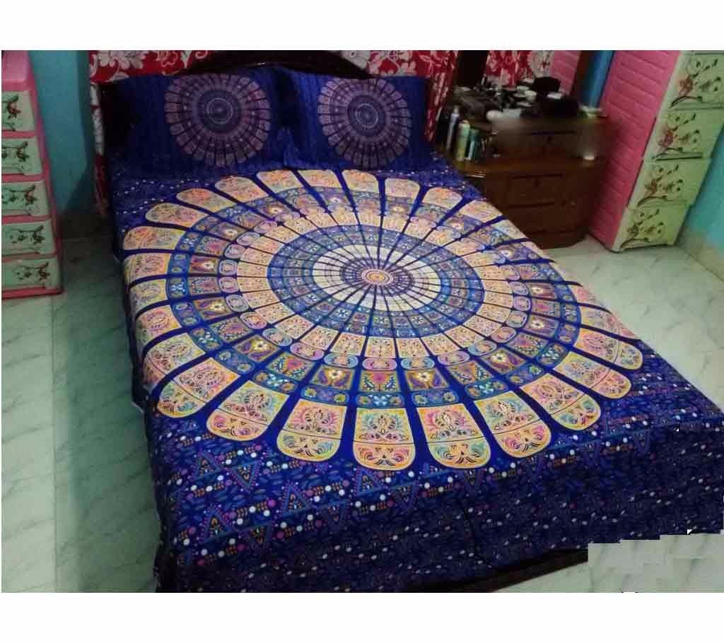 Cotton double size bed sheet 