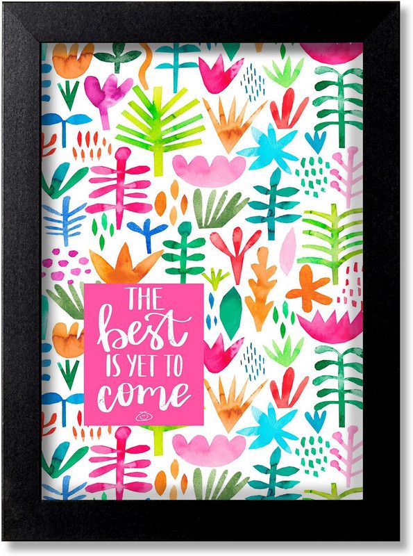 Blue Nexus Motivational Quote Inspirational Quote Room Poster Wall Poster with Wall Frame Wall Stickers Room Art Poster_FBNWPQ170 Digital Reprint 12 inch x 9 inch Painting  (With Frame)