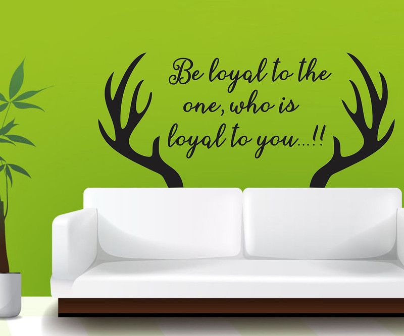 Zampyy 100 cm Quotes Wallsticker Self Adhesive Sticker  (Pack of 1)