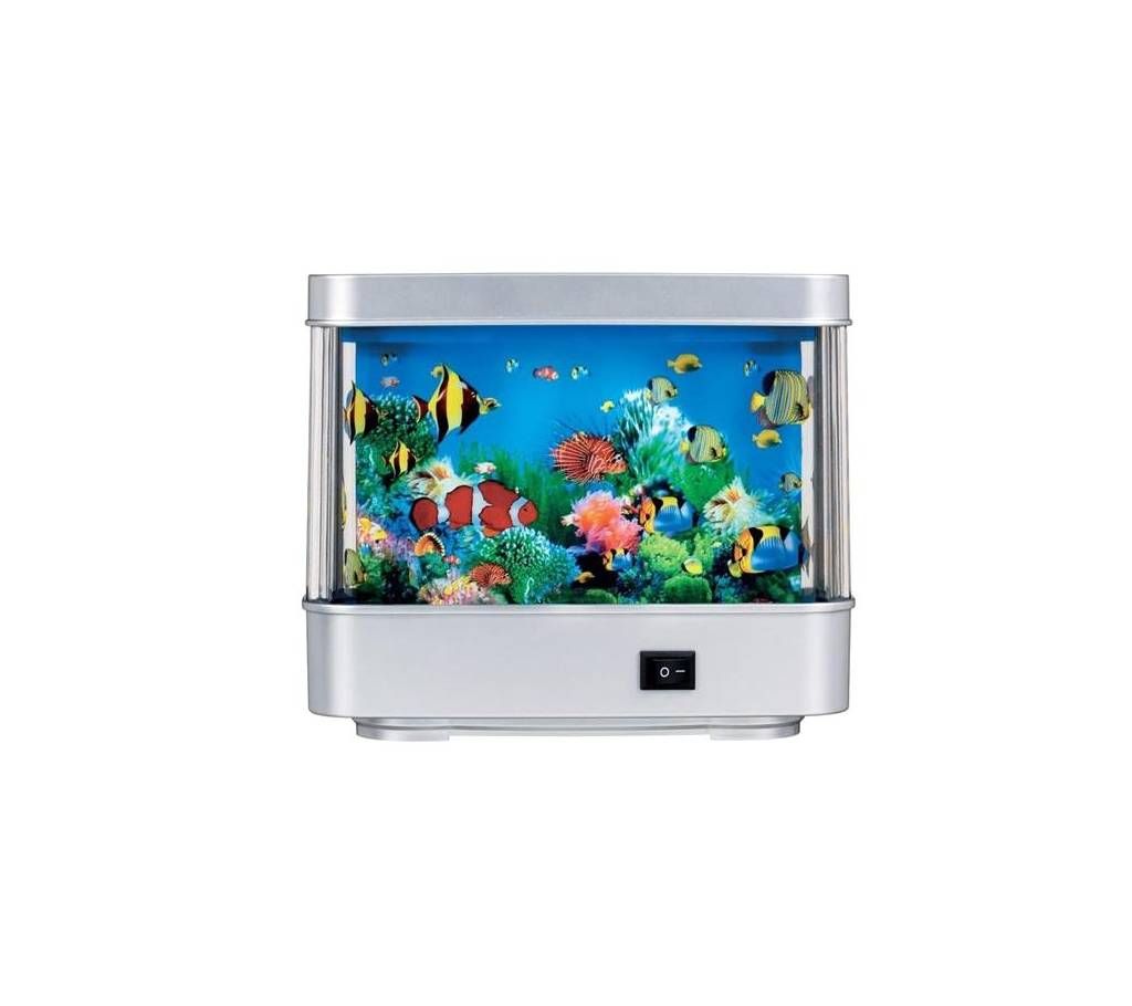 Aquarium Lamp Motion Night Light - Silver