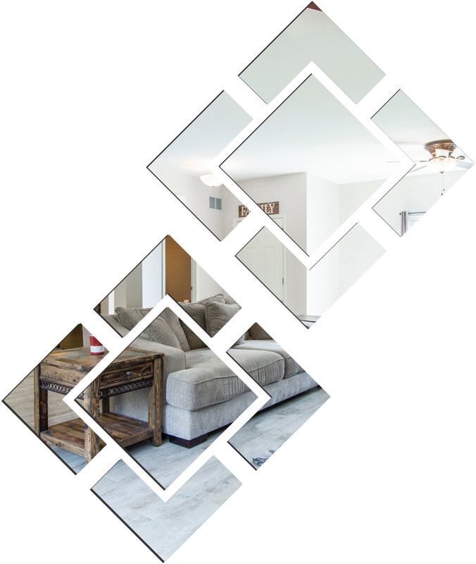 LOOK DECOR 45 cm B2B-LD-285 Self Adhesive Sticker  (Pack of 10)