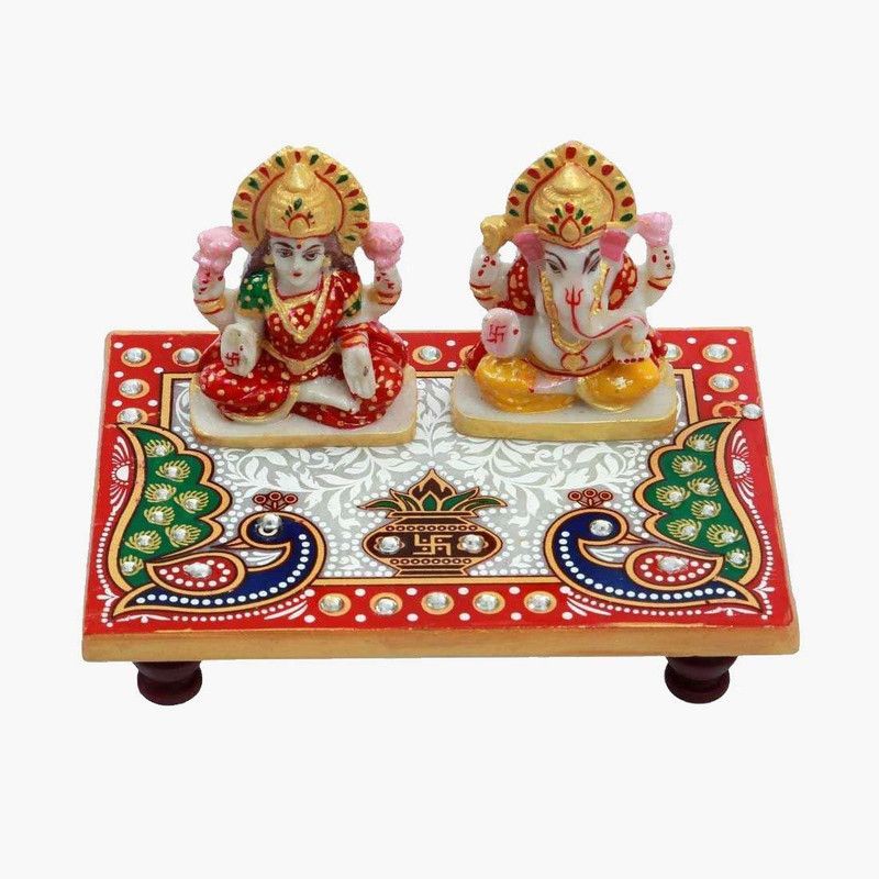JMS Marketing Decorative Showpiece - 5 cm  (Marble, Multicolor)