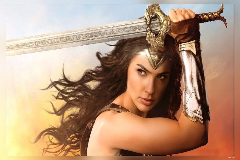 Cinema Sword Wonder Woman Armor Matte Finish Poster Paper Print  (12 inch X 18 inch)