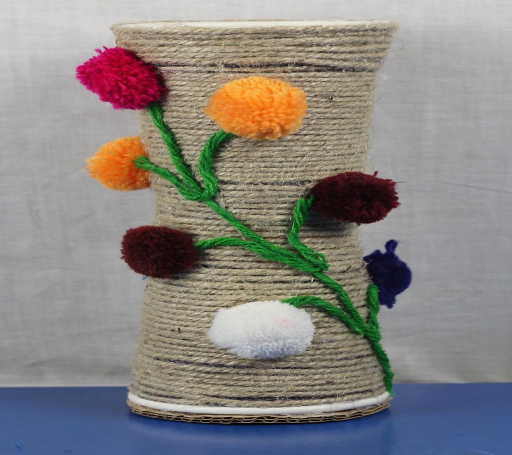 Jute Flower Vase
