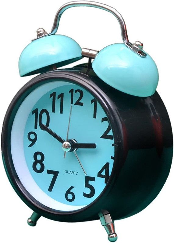 PaxMore Analog Black, Blue Clock