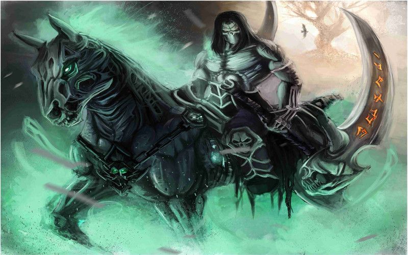 Darksiders Game Wall Poster For Room With Gloss Lamination M37 Paper Print  (12 inch X 18 inch, Rolled)