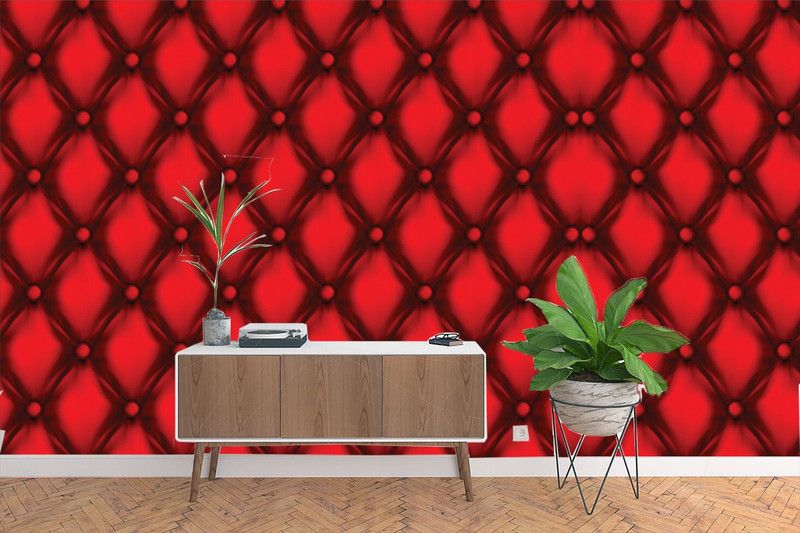 ASA PRINT SOLUTION Decorative Red Wallpaper  (228 cm x 40 cm)