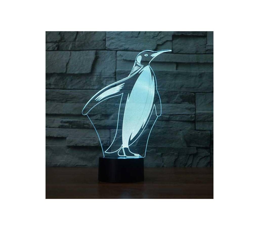 Dolphin LED 3D Illusion Lamp