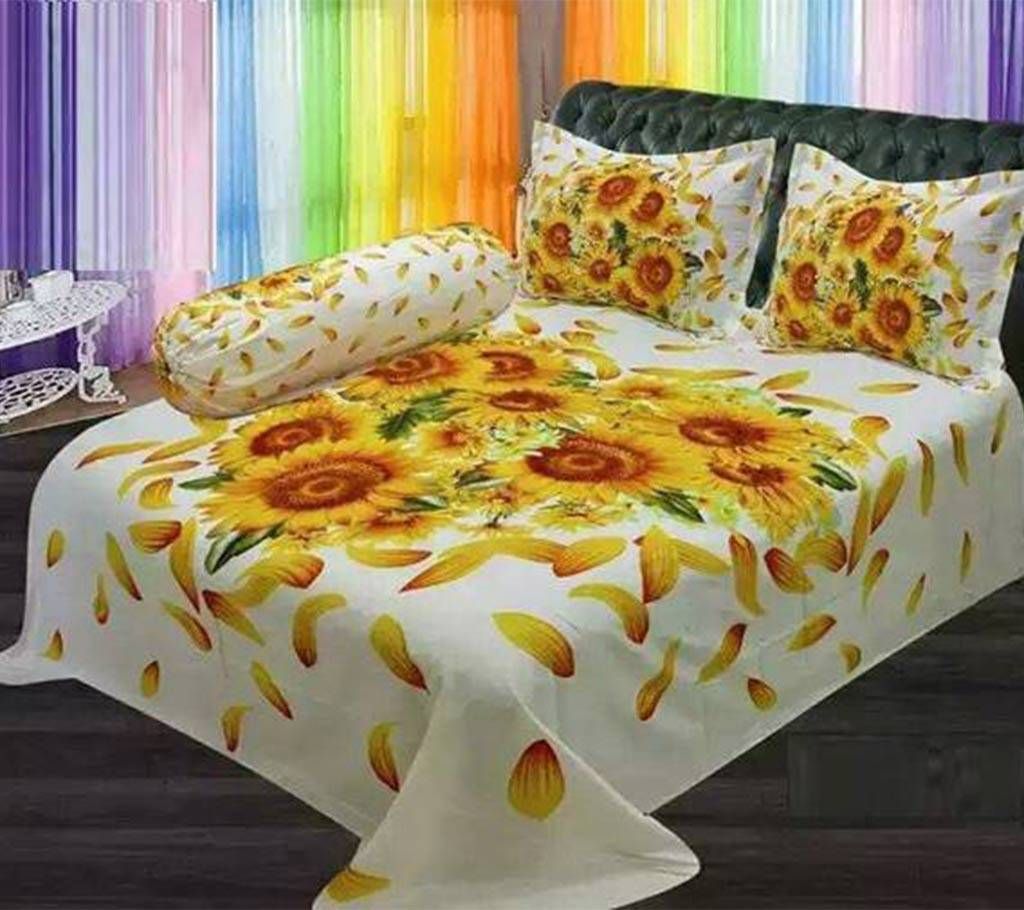 3-piece King-Size Twill Double Bed Sheet Set