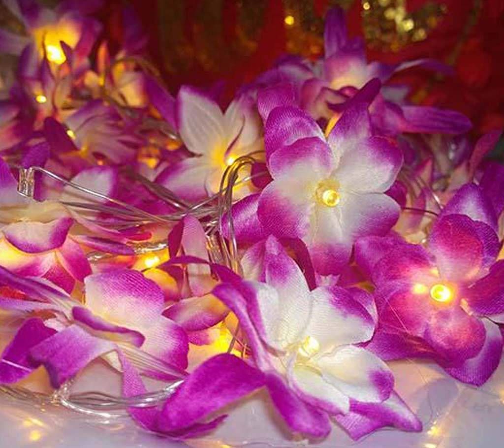 Flower String Lights - Fairy Lights - Decoration Lights -Purple Flower Fairy String Light