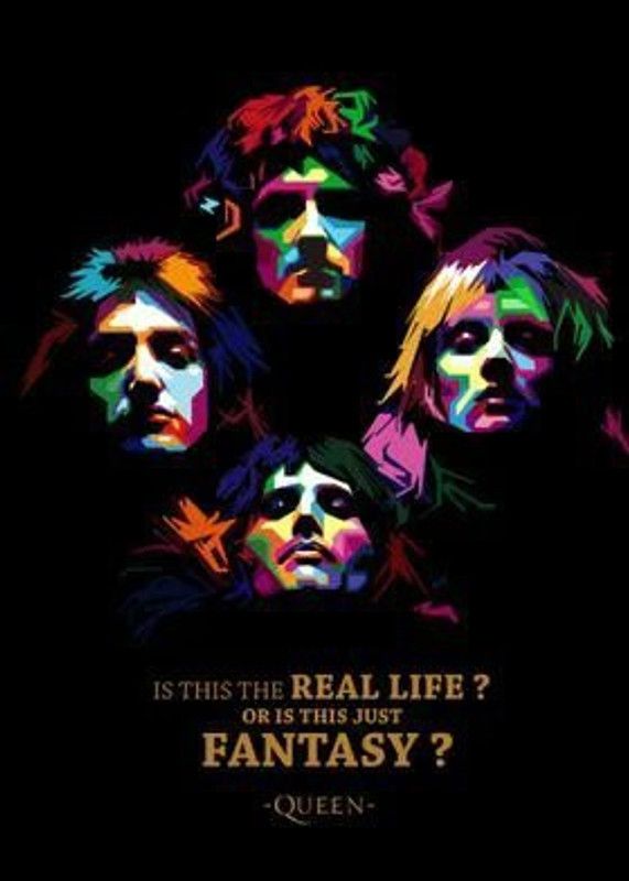 Queen Rock Band Matte Finish Poster Paper Print  (12 inch X 18 inch, 12 x 18 Inch Unframed)