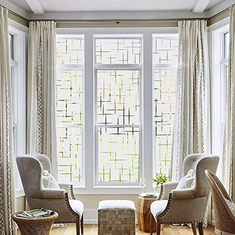 GadgetsDsk 30.48 cm Window Glass Film Sticker -12x72 Inch Self Adhesive Sticker  (Pack of 1)
