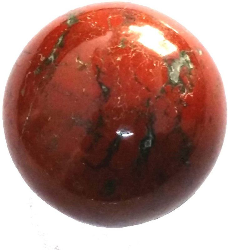 AIR9999 Natural Red Jasper Stone Crystal 50 mm Ball Sphere Figurine for Reiki Healing Decorative Showpiece - 5 cm  (Crystal, Red)