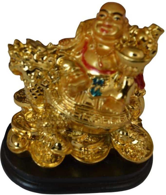 Bless Kraft Decorative Showpiece - 9 cm  (Polyresin, Gold)