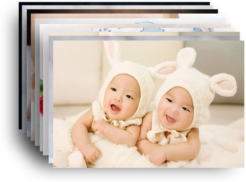 PRINTHUBS 45.72 cm Baby Poster For Pregnant Women Girl Boy Room Home Wall Decor (Size 12x18 In)D8 Self Adhesive Sticker  (Pack of 6)