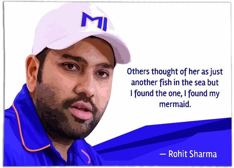 Rohit sharma Wall Poster and Inspirational Quotes for Office and Home 3D Poster  (18 inch X 12 inch, Rolled)