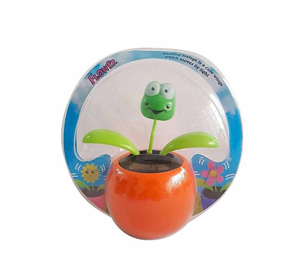 Happy Flower with shaking leaves - solar powered showpiece 