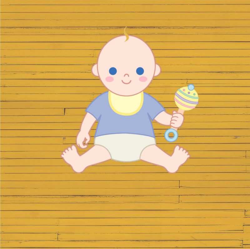 BALKRISHNA WALL STICKER 55 cm HD CUTE CHILD Self Adhesive Sticker  (Pack of 1)