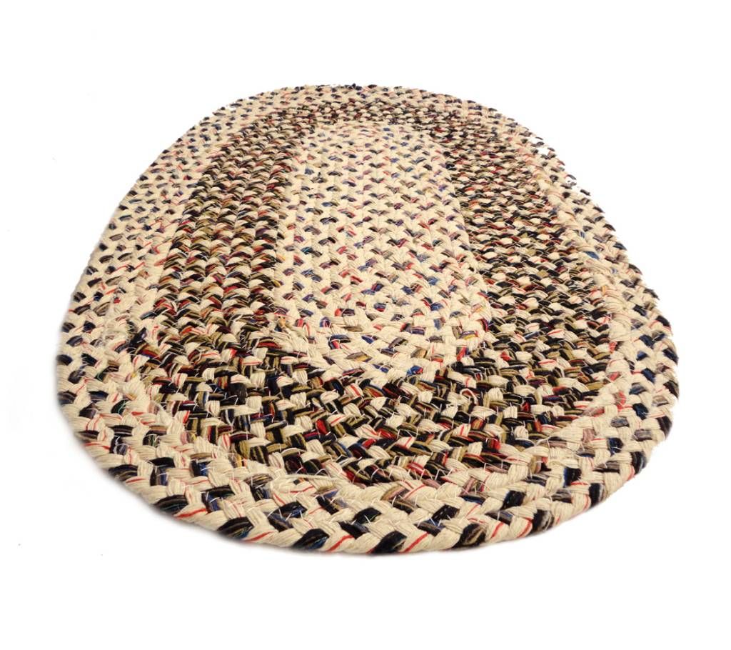 Natural Jute Floor Rug 50 x 75 cm