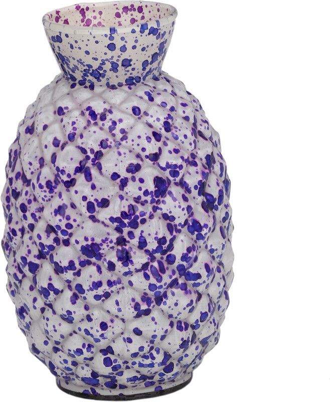 AFAST Glass Vase  (6 inch, Multicolor)