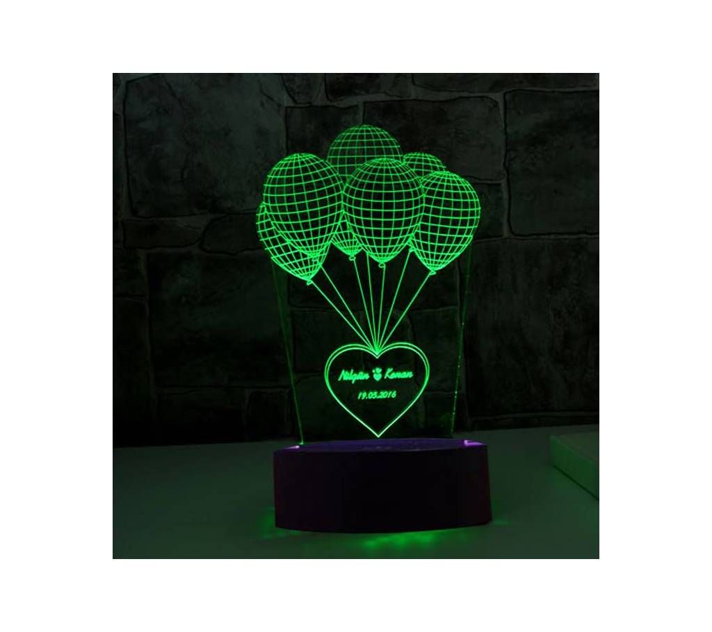 Balloon LED 3D Illusion Lamp