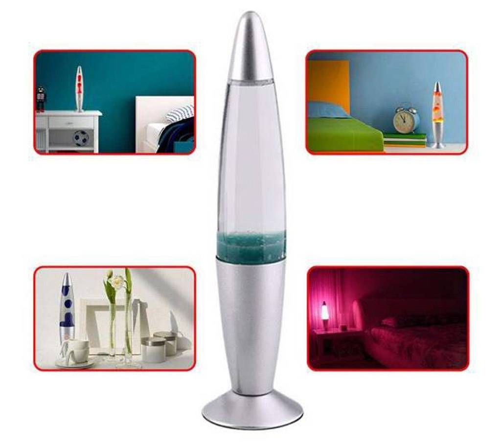Silver Base Lava Lamp -1pcs