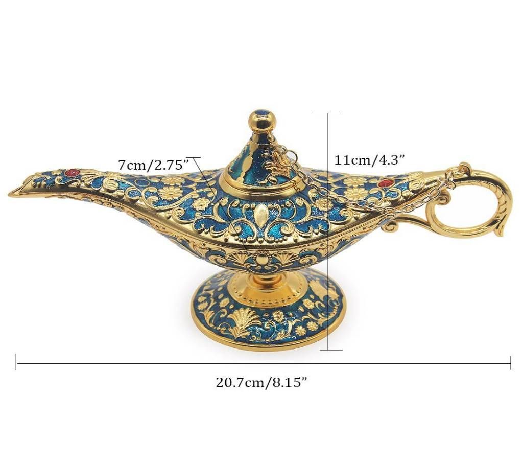 BRAND NEW METAL   ALADDIN LAMP