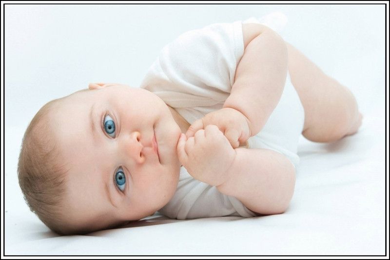 Designs Wall Poster Cute Baby with Blue Eyes POSTER LARGE Print on 36x24 INCHES Fine Art Print  (36 inch X 24 inch, Rolled)