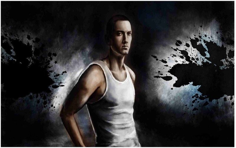 Eminem Flex Poster For Room Mo-1413 Photographic Paper  (18 inch X 24 inch, Rolled)