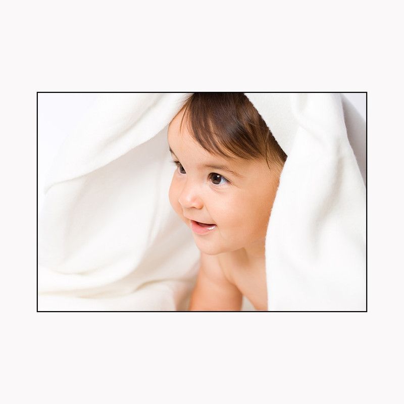 Poster N Frame Textured Cute Baby Poster for Pregnant Women & Expecting Mothers Smiling Baby Posters New Born Baby poster with Water Splash Proof Paper Print  (12 inch X 18 inch)