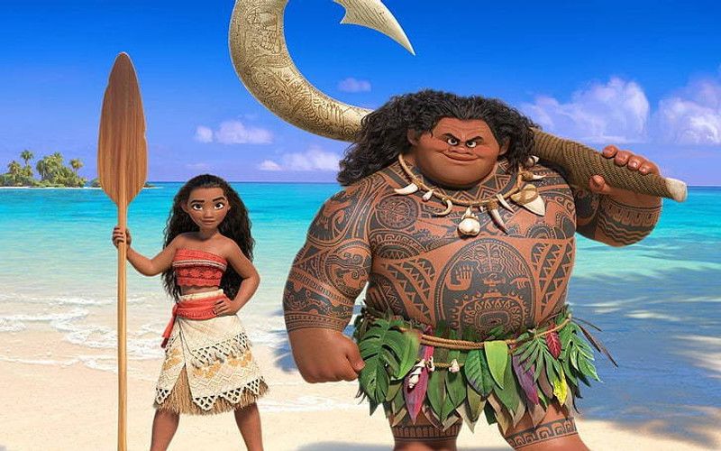 Moana Movie Matte Finish Poster Photographic Paper  (12 inch X 18 inch)