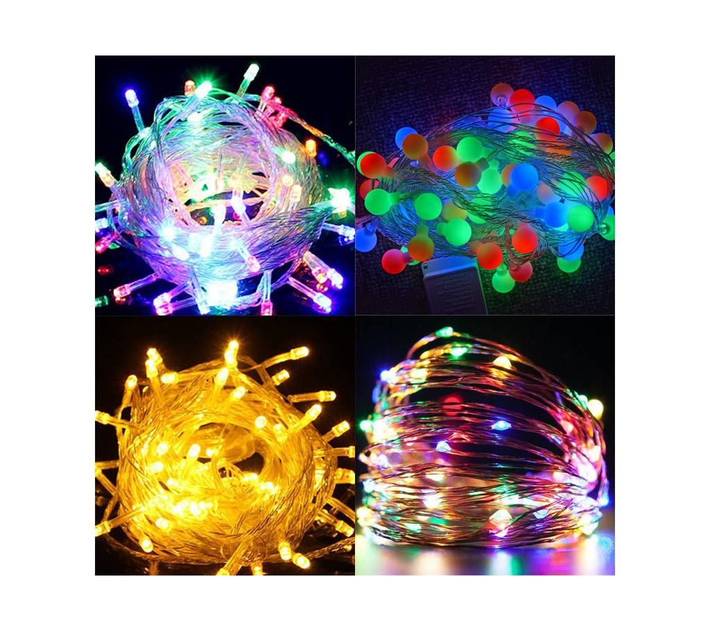 led fairy light golden color 30 feet