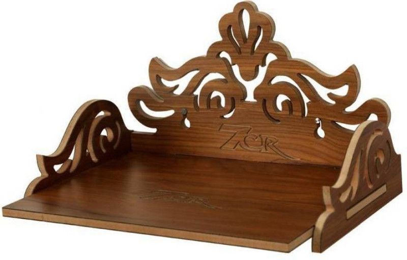 ANB Enterprises Wall temple MDF (Medium Density Fiber) Wall Shelf  (Number of Shelves - 1, Brown)